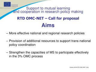More effective national and regional research policies
