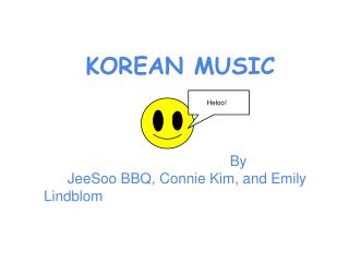 KOREAN MUSIC