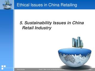 Ethical Issues in China Retailing