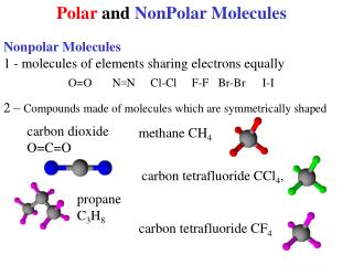 Polar and NonPolar Molecules