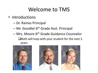 Welcome to TMS