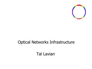 Optical Networks Infrastructure Tal Lavian