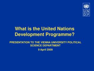 What is the United Nations Development Programme?