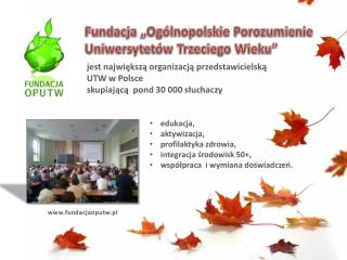 Fundacja „Ogólnopolskie Porozumienie Uniwersytetów Trzeciego Wieku”