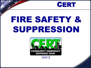 FIRE SAFETY &amp; SUPPRESSION