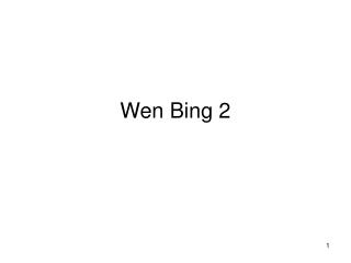 Wen Bing 2