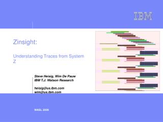 Zinsight: Understanding Traces from System Z
