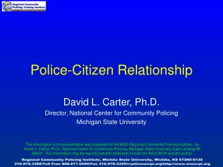 Police-Citizen Relationship