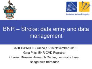 BNR – Stroke: data entry and data management