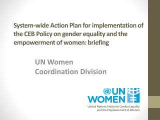 UN Women Coordination Division