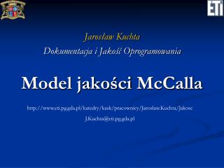 Model jakości McCalla