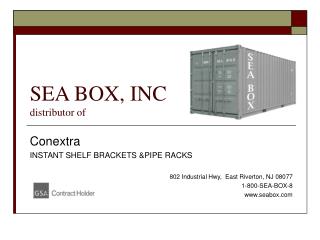 SEA BOX, INC distributor of
