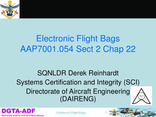 Electronic Flight Bags AAP7001.054 Sect 2 Chap 22
