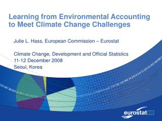 Learning from Environmental Accounting to Meet Climate Change Challenges