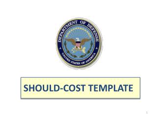 SHOULD-COST TEMPLATE