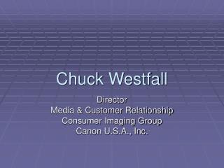 Chuck Westfall