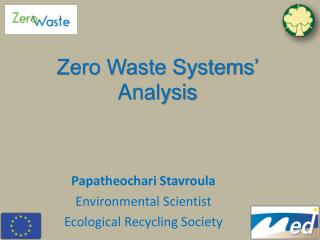 Papatheochari Stavroula Environmental Scientist Ecological Recycling Society