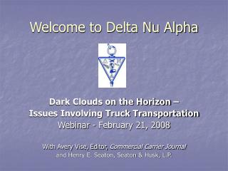 Welcome to Delta Nu Alpha