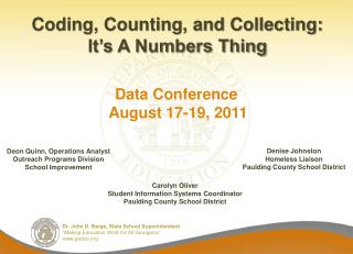 Coding, Counting, and Collecting: It’s A Numbers Thing