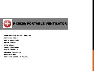 P13026: Portable Ventilator