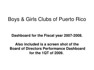 Boys &amp; Girls Clubs of Puerto Rico