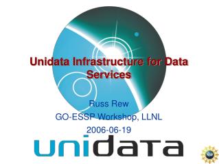 Unidata Infrastructure for Data Services