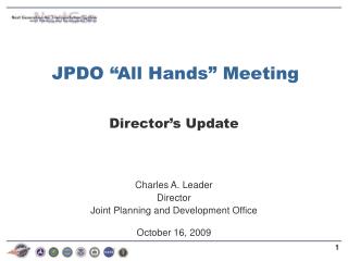 JPDO “All Hands” Meeting
