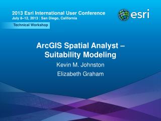 ArcGIS Spatial Analyst – Suitability Modeling