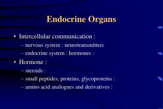 Endocrine Organs