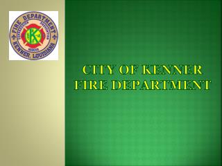 City of Kenner fire department