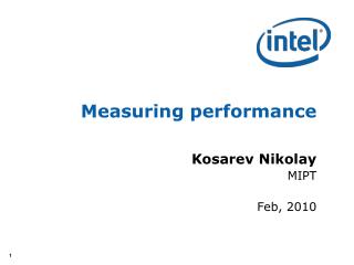 Measuring performance