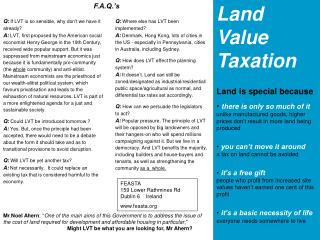 Land Value Taxation