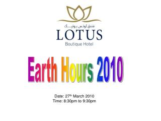 Earth Hours 2010