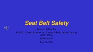 Seat Belt Safety