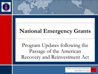 National Emergency Grants