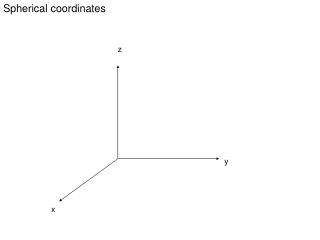 Spherical coordinates