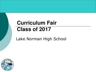 Curriculum Fair Class of 2017