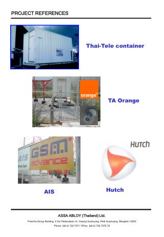 Thai-Tele container