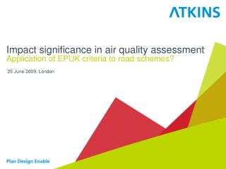 Impact significance in air quality assessment