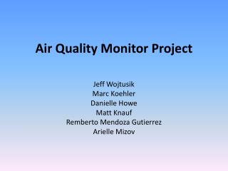 Air Quality Monitor Project