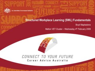 Structured Workplace Learning (SWL) Fundamentals Boyd Maplestone