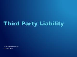 Third Party Liability