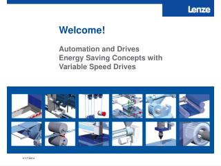 Automation and Drives Energy Saving Concepts with Variable Speed Drives