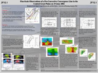 Fine-Scale Observations of a Pre-Convective Convergence Line in the