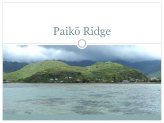 Paikō Ridge