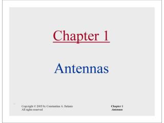 1.5 . Types of Antennas