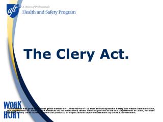The Clery Act.