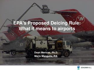 EPA's Proposed Deicing Rule: What it means to airports