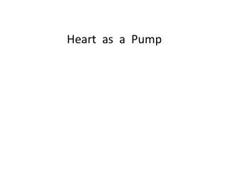 Heart  as  a  Pump