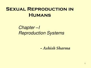 Sexual Reproduction in Humans